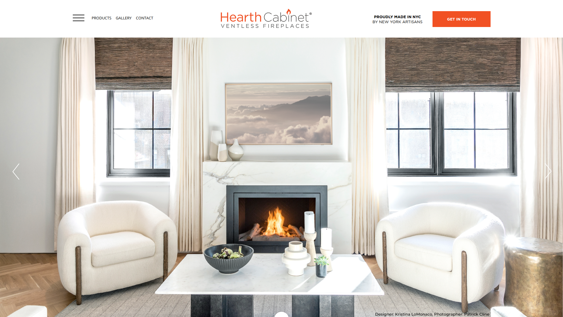 Hearth Cabinet website